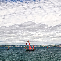 Buy canvas prints of Sailing Under A Big Sky  by Peter F Hunt