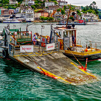 Buy canvas prints of Dartmouth To Kingswear Lower Ferry by Peter F Hunt