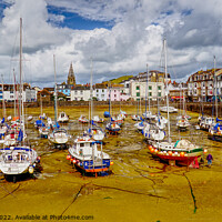 Buy canvas prints of Ilfracombe Harbour North Devon by Peter F Hunt