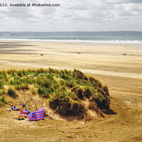 Buy canvas prints of A View From The Dunes by Peter F Hunt