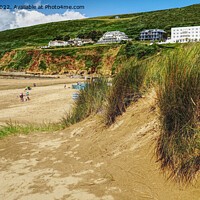 Buy canvas prints of Through The Dunes And Down To The Beach by Peter F Hunt