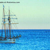 Buy canvas prints of The Topsail Schooner Anny Off Charlestown.  by Peter F Hunt