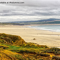 Buy canvas prints of The Amazing Gwithian Towans Beach And Dunes by Peter F Hunt