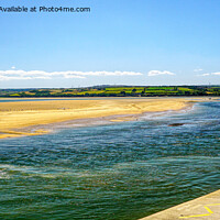 Buy canvas prints of Camel River At Padstow by Peter F Hunt