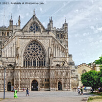 Buy canvas prints of Exeter Cathedral  by Peter F Hunt