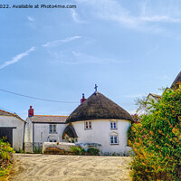 Buy canvas prints of The Round Houses Of Veryan 4  by Peter F Hunt