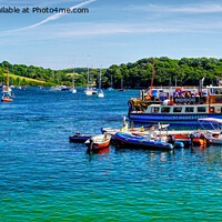 Buy canvas prints of St Mawes Ferry To Falmouth by Peter F Hunt