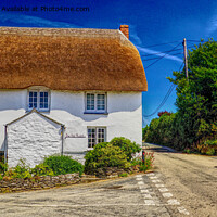 Buy canvas prints of Rural England The Old Thatch  by Peter F Hunt