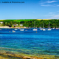 Buy canvas prints of St Mawes On A Summers Day  by Peter F Hunt
