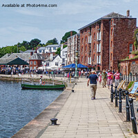 Buy canvas prints of Exeter Quay And River Exe by Peter F Hunt