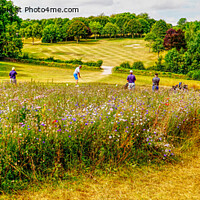 Buy canvas prints of A Nice Day For Golf At Churston Golf Club by Peter F Hunt