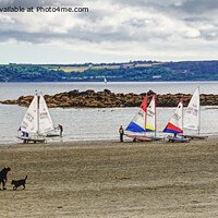 Buy canvas prints of Mounts Bay Launch Time by Peter F Hunt
