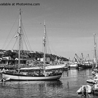 Buy canvas prints of The Ketch Maybe In Brixham Harbour by Peter F Hunt