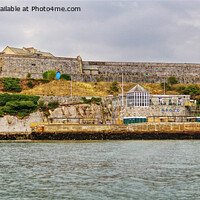 Buy canvas prints of The Royal Citadel Plymouth Hoe by Peter F Hunt