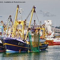 Buy canvas prints of Fishing Trawlers In Port by Peter F Hunt