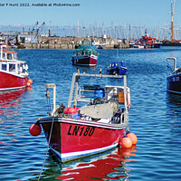 Buy canvas prints of A Harbour Scene by Peter F Hunt