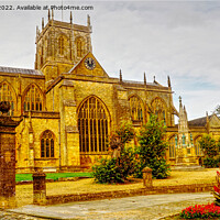 Buy canvas prints of Sherborne Abbey Dorset by Peter F Hunt