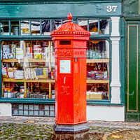Buy canvas prints of The Victorian Post Box by Peter F Hunt