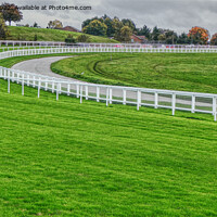 Buy canvas prints of The Curve Of The Racetrack  by Peter F Hunt
