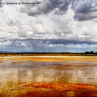 Buy canvas prints of The Salt Flats Of Mallorca  by Peter F Hunt