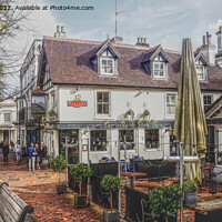 Buy canvas prints of The Pantiles by Peter F Hunt