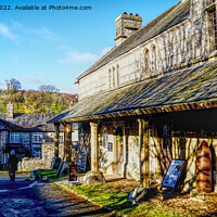 Buy canvas prints of The Church House Widecombe-in-the-Moor by Peter F Hunt