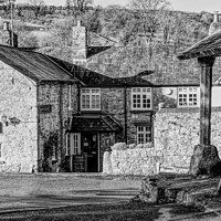 Buy canvas prints of The Old Inn Widecombe-in-the-Moor by Peter F Hunt
