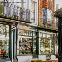 Buy canvas prints of Old Shops In The Pantiles Tunbridge Wells by Peter F Hunt