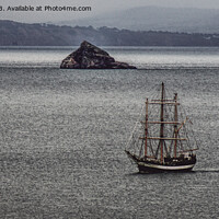Buy canvas prints of TS Pelican of London Coming Into Torbay by Peter F Hunt