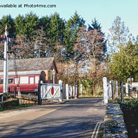 Buy canvas prints of A Very Rural Railway Station by Peter F Hunt