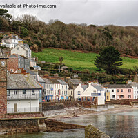 Buy canvas prints of The Village Of Kingsand Cornwall by Peter F Hunt