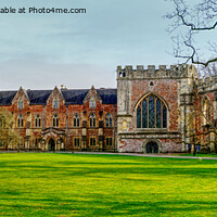 Buy canvas prints of The Bishop's Palace Wells Somerset by Peter F Hunt