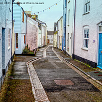 Buy canvas prints of Follow The Narrow Street To The Beach  by Peter F Hunt