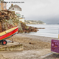 Buy canvas prints of A Winters Day At Cawsand Beach by Peter F Hunt