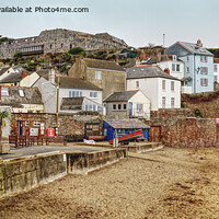 Buy canvas prints of Cawsand Beach And Fort by Peter F Hunt