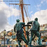 Buy canvas prints of Watching Over The Harbour by Peter F Hunt