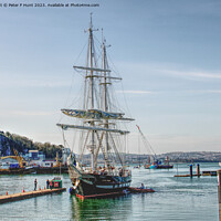 Buy canvas prints of TS Royalist Coming Into Port 5 by Peter F Hunt
