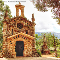 Buy canvas prints of Unique Stone Church Mallorca 1 by Peter F Hunt