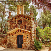Buy canvas prints of Unique Stone Church Mallorca 3 by Peter F Hunt