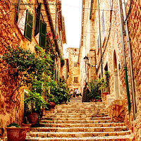 Buy canvas prints of Exploring Fornalutx Mallorca by Peter F Hunt