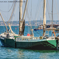 Buy canvas prints of Sailing Barge 'Snark' moored In Brixham by Peter F Hunt