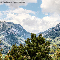 Buy canvas prints of The Dramatic Mountains Of Mallorca by Peter F Hunt