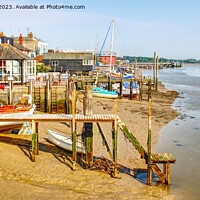 Buy canvas prints of Wivenhoe Waterfront On The Colne by Peter F Hunt