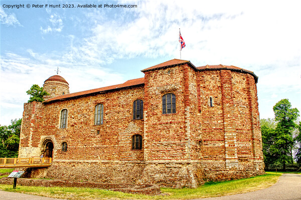 Colchester Castle Picture Board by Peter F Hunt