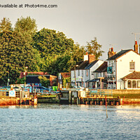 Buy canvas prints of Heybridge Basin From The Blackwater by Peter F Hunt
