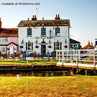 Buy canvas prints of The Old Ship And Lock At Heybridge Basin by Peter F Hunt