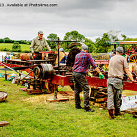 Buy canvas prints of Sawing Timber The Old Way by Peter F Hunt