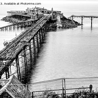 Buy canvas prints of Birnbeck Pier And Island by Peter F Hunt