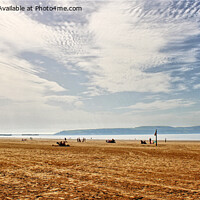 Buy canvas prints of Big Beach Big Sky by Peter F Hunt