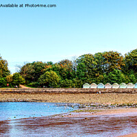 Buy canvas prints of Picturesque Broadsands Beach Paignton by Peter F Hunt